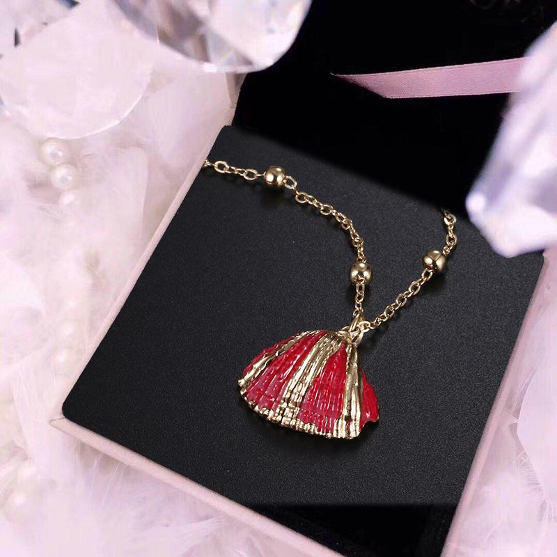 32 Styles Charm Boho Natural Shells Necklaces Scallop Pendant Necklace For Women Gifts Chain Style Alloy Seashell Summer Jewelry