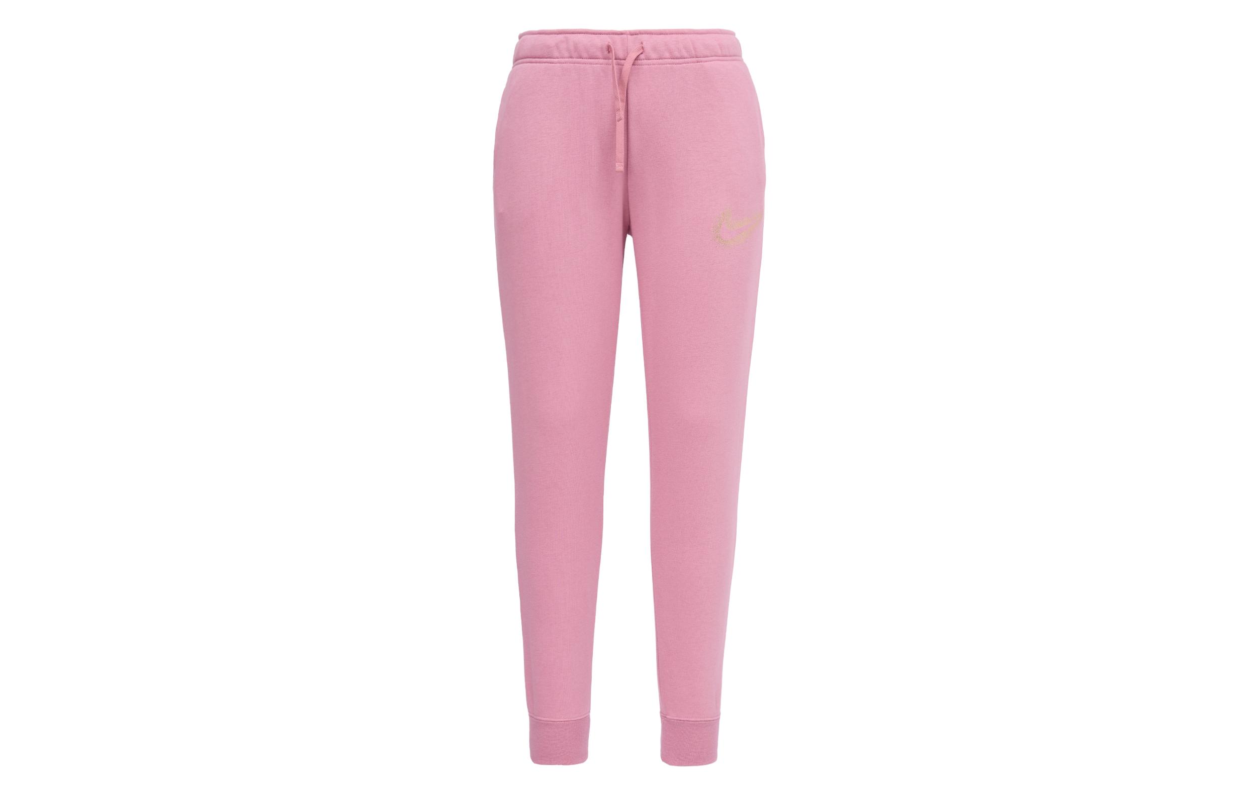 Nike Knitted Sweatpants Women s Pink Moderate Cuffed Pants DQ6768-667 M