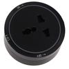 Presa Elettrica a Binario Socket Nero Orizzontale Rimovibile Adattatore Prese Elettriche a Muro