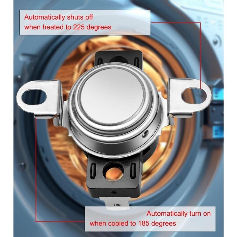 Energy Efficient High Limit Thermostat for Dryers Providing Optimal Drying Performances and Automatic Reset Function