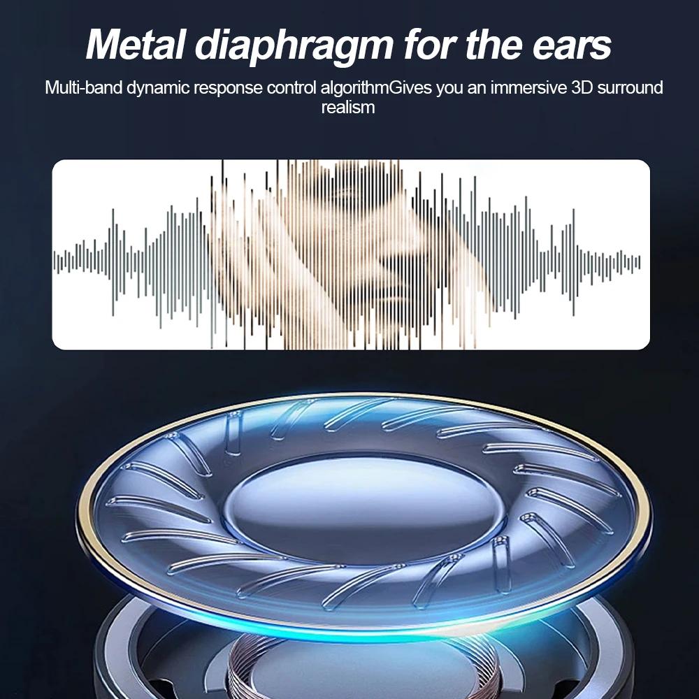 K08 Universal Motorcycle Helmet Headset Hands-Free Calling Bluetooth 5.4 IPX8 Waterproof FM Radio 2in1 Mic Wireless Earphone
