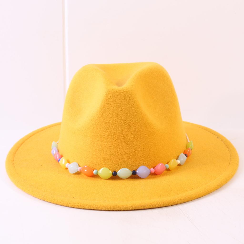 Popular European and American Classic Simple Flat-brimmed Top Hat Men's and Women's Fashionable and Elegant Versatile Jazz Hat Top Hat