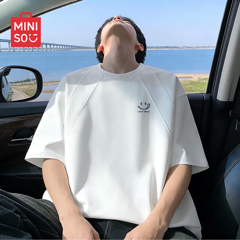 MINISO Men s Summer Deconstructed T-Shirt L