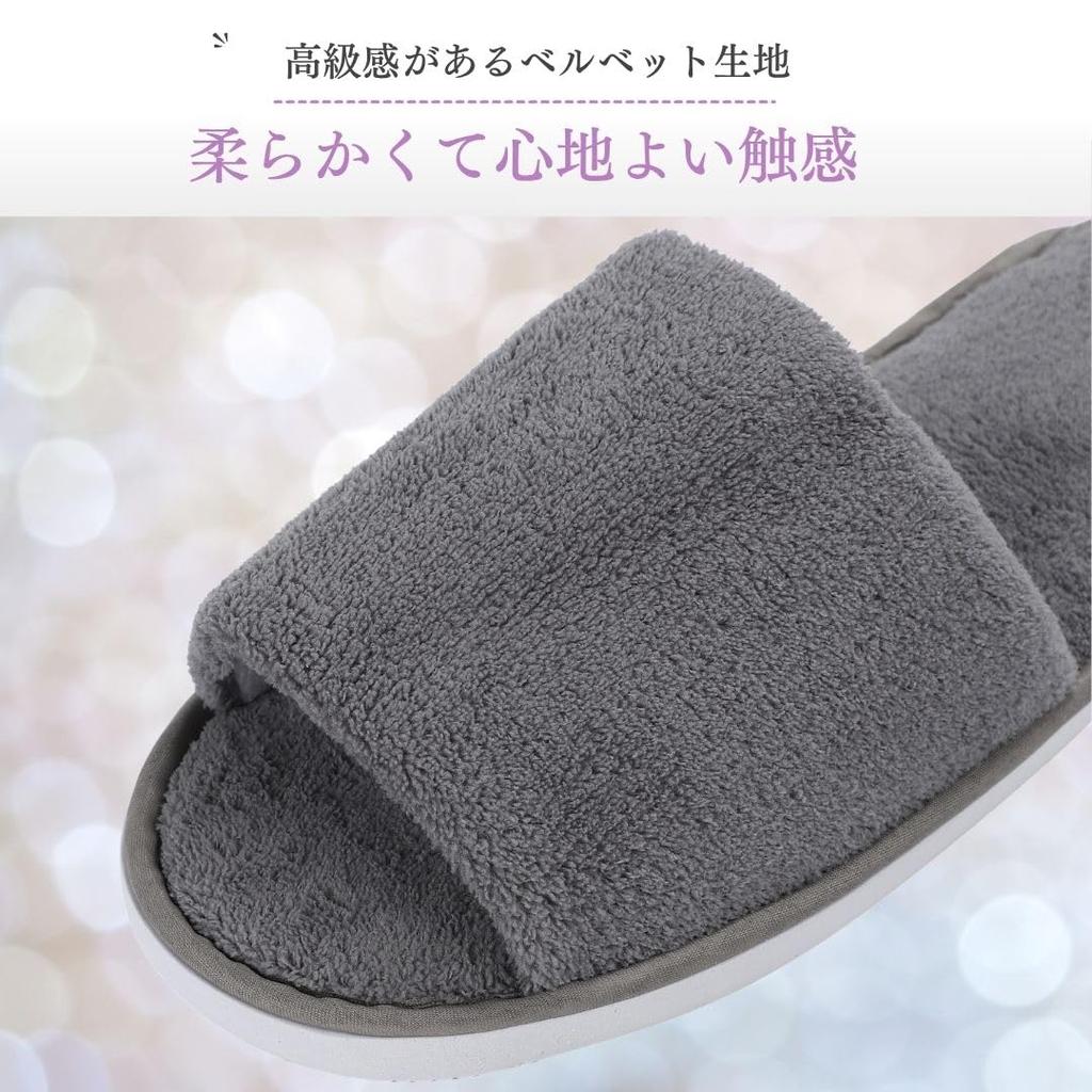 Nomadra Disposable Premium Individually Unisex for and Salons Slippers, 10-Pair Set, Fluffy, Thick-Soled Cushioned, Non-Slip, Wrapped, Antibacterial,