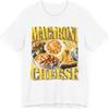 Camiseta Macarrão com Queijo Meme Engraçado Gráfico Bootleg Amante de Comida Camiseta Gráfica Unissex