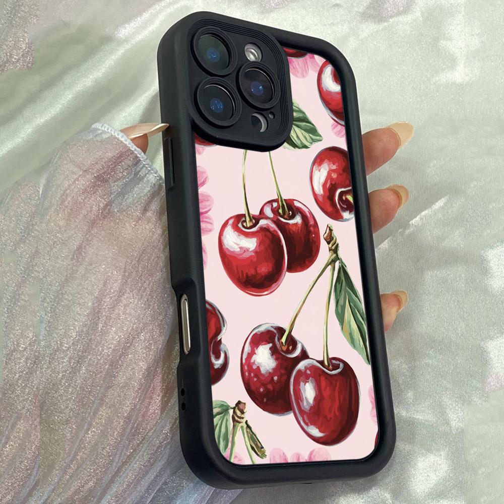 JT127 Cherry Blossom Design for iPhone 17 16 15 Pro Max Samsung S26 S25 S24 Ultra A17 A16 A07 A56 A06 Xiaomi 15T Redmi 15c 14c 13C Soft TPU Case