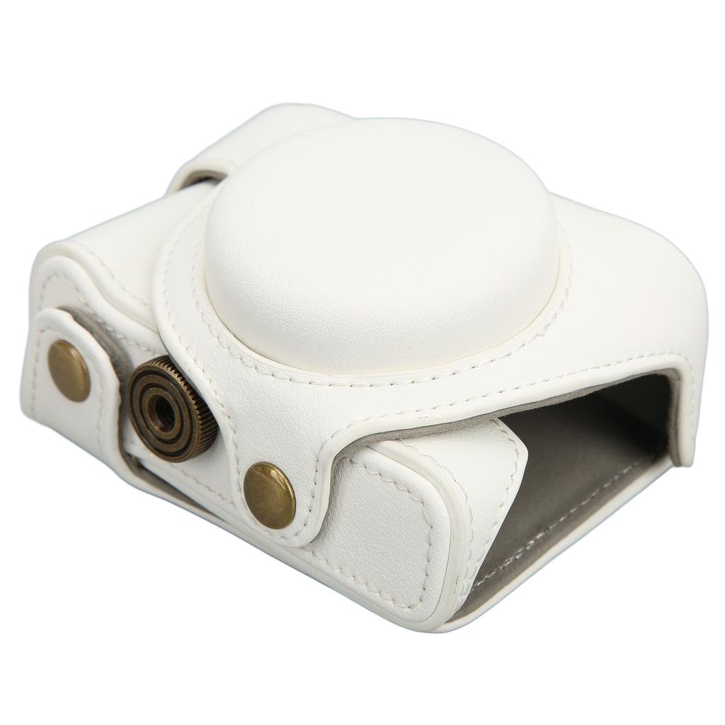 Camera Case Bag Anti Impact Curved Bottom Classic Simple Protective Camera Case for ZV1White