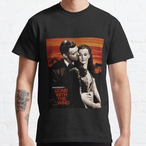 Epic Film Gone with the Wind David Selznick Rhett Butler Scarlett O Hara T Shirt S