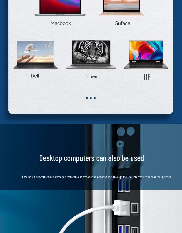 Type-C to Gigabit Ethernet USB Adapter