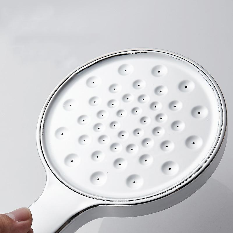 Pressurized Large Panel Large Water Outlet Handheld Shower Fine Hole Booster Home Bathroom Shower Head Set