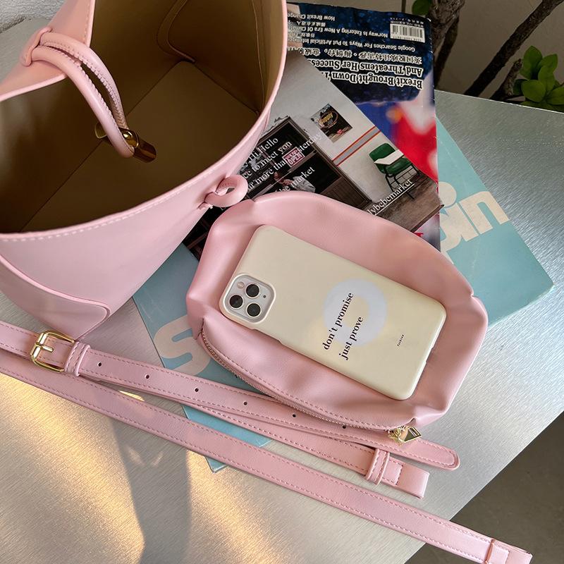 Large Capacity Bag Bucket Bag Women's Bag Spring and Summer New Fashion Women's Bag Handbag Shoulder Bag Crossbody Bag Trendy