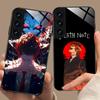 Death Note Kira Light Mobile Phone Case for Samsung Galaxy S26 S25 S24 S23 S22 S21 S20 Note20 Plus FE Ultra Glass Colorful Cover