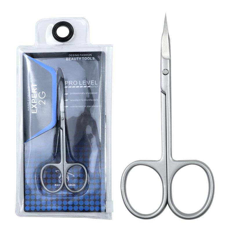 Sharp Curved Stainless Steel Cuticle Nipper - Multi-purpose Tool for Nail Technicians