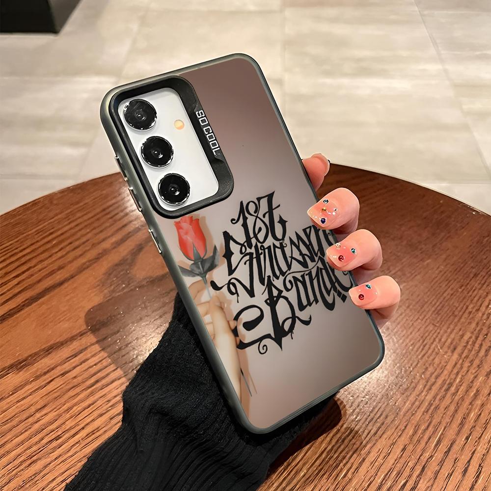 187 Strassenbande Phone Case For Samsung Galaxy S24 S23 S22 S21 S20 Note20 Ultra Plus Fe colored silver Cover