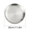 Stainless Steel Round Plate Grape Shaped Fruit Tray for Hotel Eco-Friendly Serving Food Tray