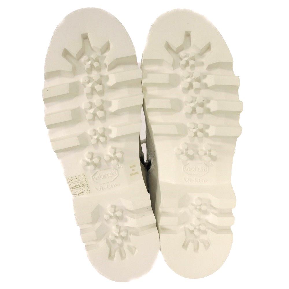 Folosit Rita Army 36" blană mediu fermoar lateral talpă tank, 11 ochi, 9,1", logo arc nefolosit, alb, pentru femei, mărimea 11690 YE80FRI