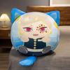 Demon Slayer Plush Pillow & Keychain Set: Tanjiro, Nezuko, Zenitsu, Shinobu, Inosuke
