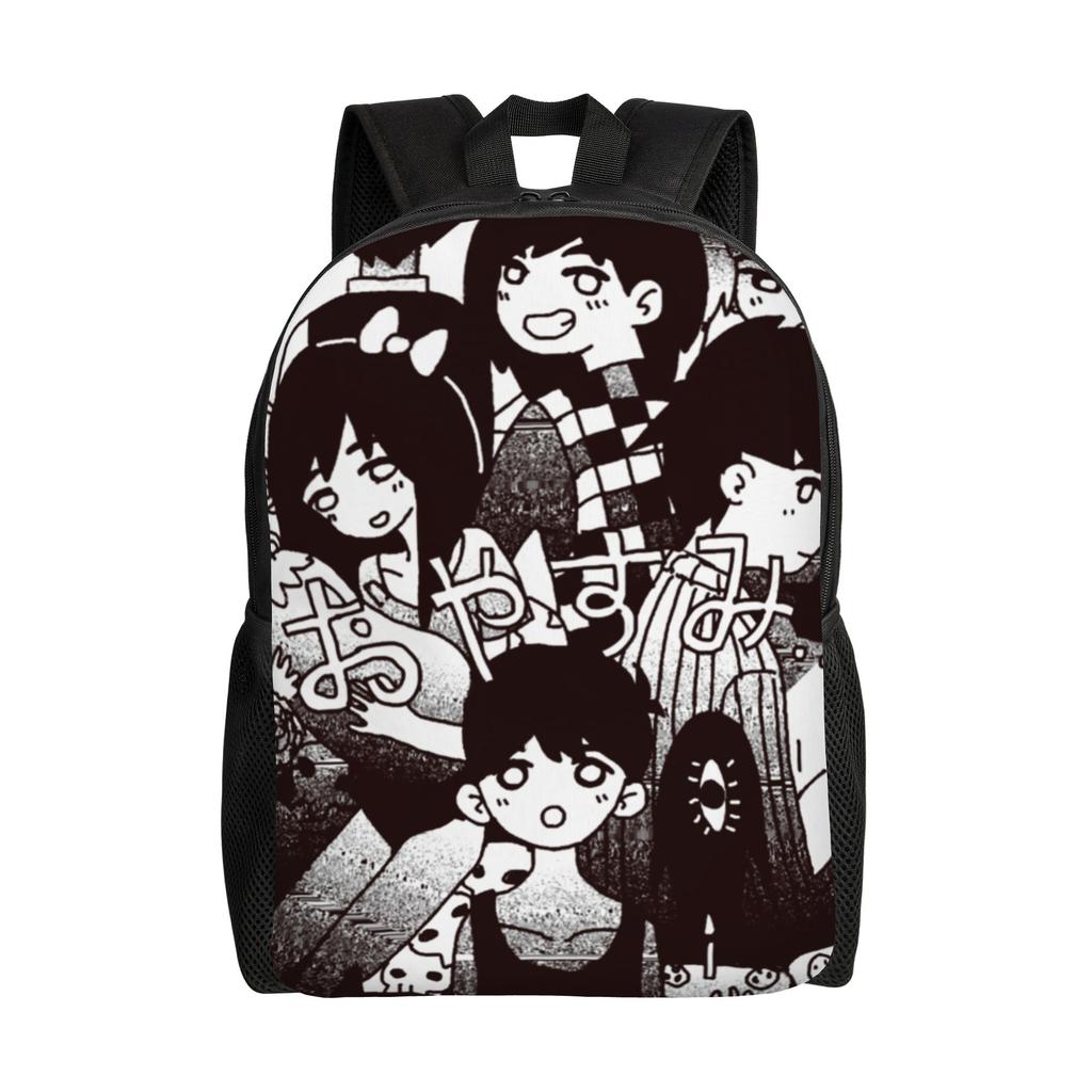 Zaino Omori Omocat Casual Scuola Superiore Lavoro Giornaliero Basil Aubrey Anime Gioco Computer Portatile Borsa a Spalla Regalo