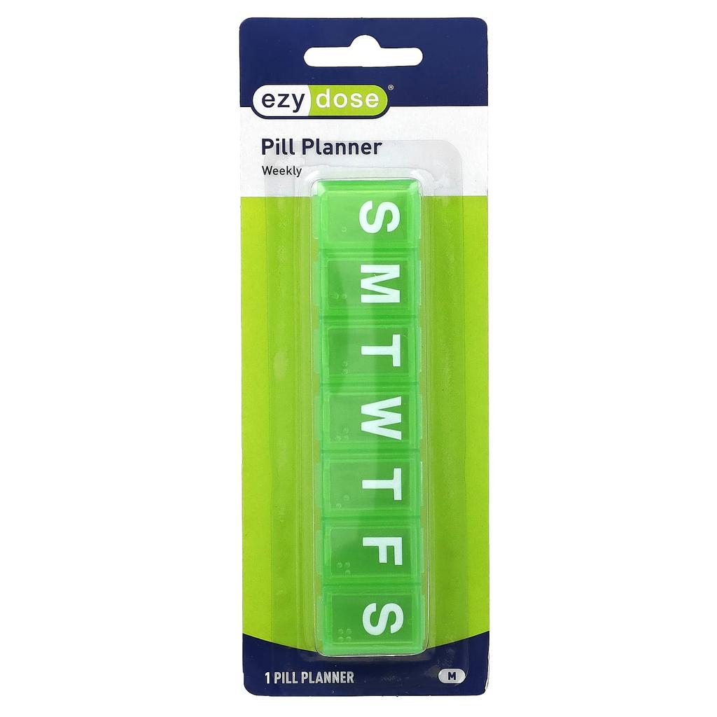 Weekly Classic Pill Planner, Medium, 1