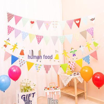 Happy Birthday Banner für die erste Party eines Babys Dekoration