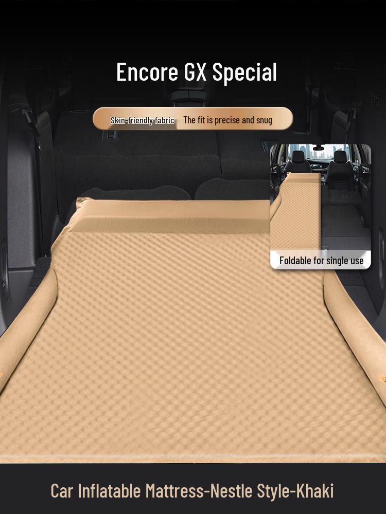 Buick Envision & Enclave SUV Inflatable Trunk Bed - Portable Sleeping Travel Mat with Free Inflation.