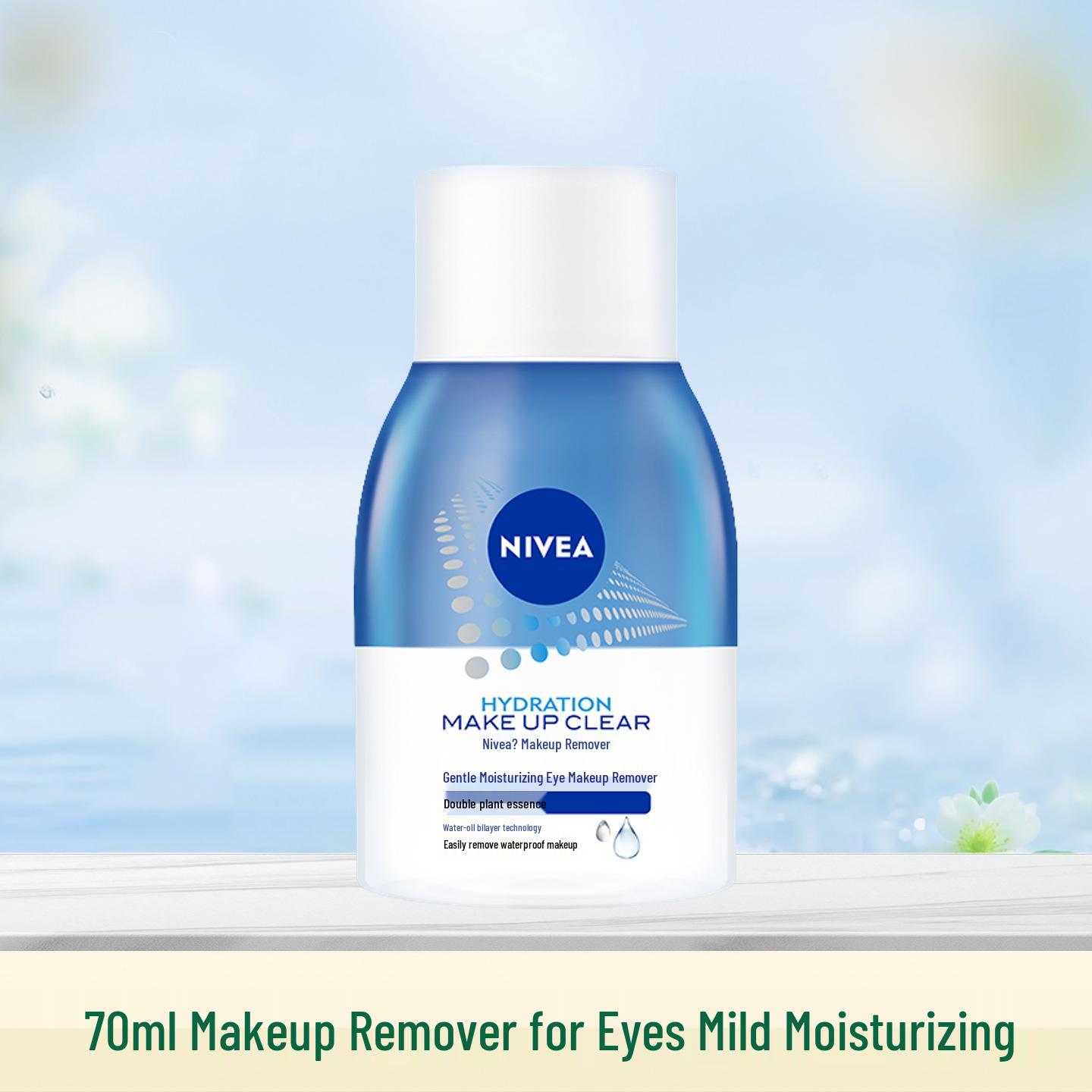 Nivea Нежное увлажняющее средство для снятия макияжа - Двухфазное вода и масло, Дорожный формат