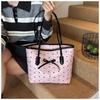Women's Solid Color Bow Crossbody Bag - Large Capacity, Lightweight, Versatile Shoulder Bag for Commuting