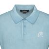 MALBON GOLF Cold-Dyed Short Sleeve Knit Dark Blue (Man)