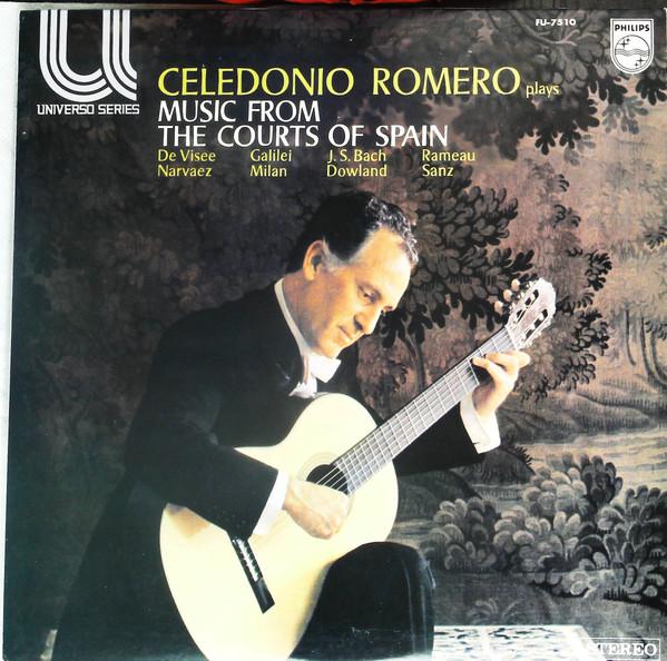 

LP Record CELEDONIO ROMERO Music From The Courts Of Spain FU7510 PHILIPS 1974 Japan Obi Classical Used