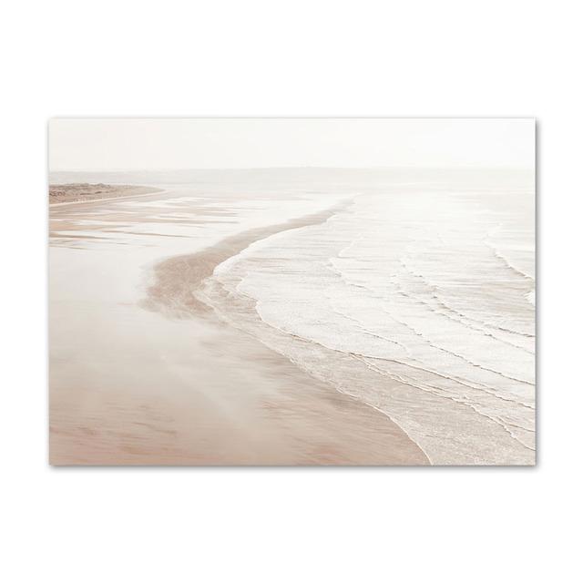 Liść palmowy różowy odcień złote drzwi muszla plażowa Nordic plakat ścienny na płótnie malarstwo ścienne drukowany obraz na wystrój salonu nieoprawione