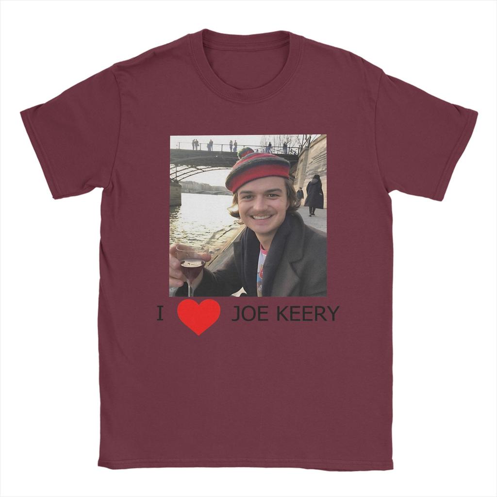 I  Joe Keery  Unisex T Shirt Djo Crazy Tee Shirt Short Sleeve Round Neck TShirts Pure Cotton Graphic Printed Tops