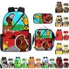 Game Incredibox Sprunki Pattern Large Capacity Three Piece Students School Bag