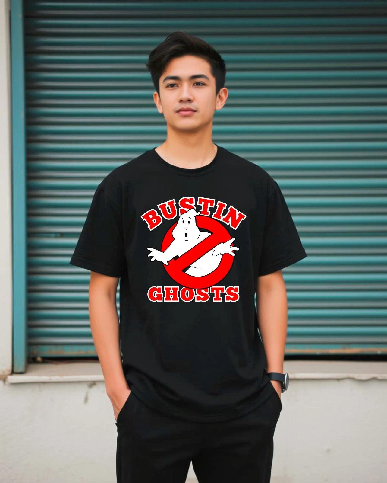 

Ghost Bustin Makes Me Feel Good Paranormal Comedy Busters Spooky Xmas T-Shirt XL