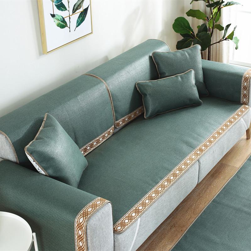 

Home Cool Sofa Cushion Summer Rattan Mat Ice Silk Rattan Chair, Cushion Office Mat Tatami Wholesale 70*70cm