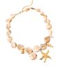 Adjustable Length Stainless Steel Bohemian Ocean Starfish Shell Necklace/bracelet Jewelry For Summer Beach Vacation Gift