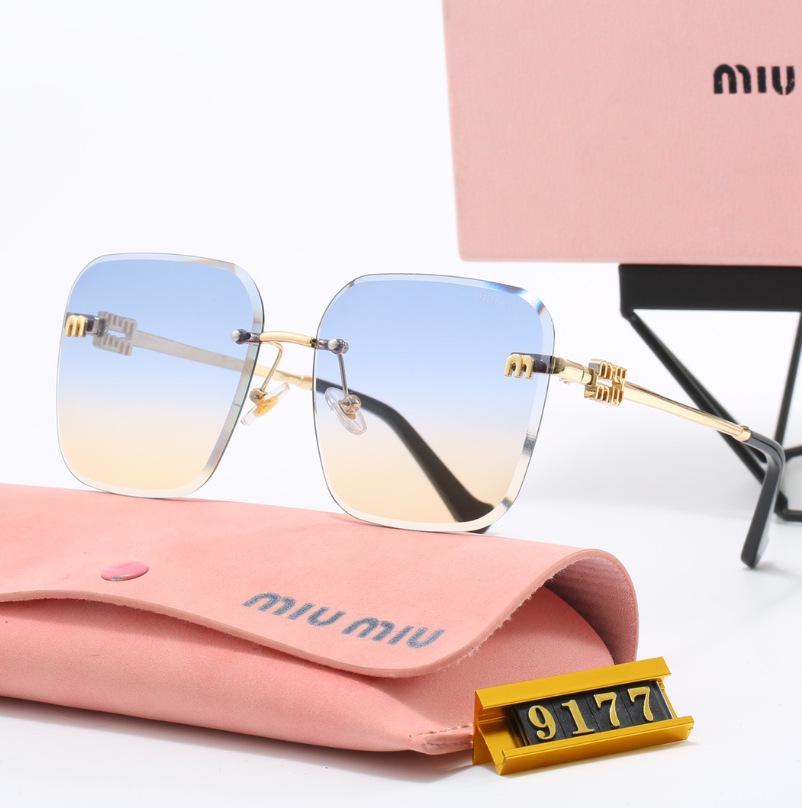 2025 Fashion Meow Meow Frameless Cut-Edge Large Sunglasses - High-End European and American INS Style