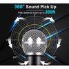 2 In 1 UHF Wireless Microphone Karaoke Dual Handheld Dynamic Microphone with Rechargeable Receiver For Home KTV Sing