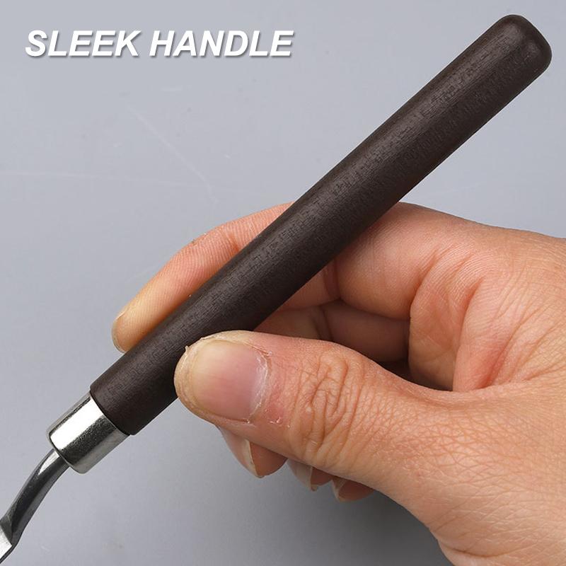 Stainless Steel Scraper Kit Palette Gouache Supplies Oil Painting Knife Fine