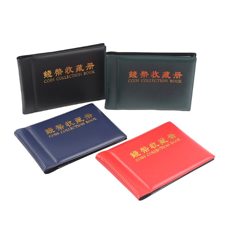 60 kapes Album na sbírku mincí Mini sáček na uložení penny Sběratelský organizér na peníze Dárky Albový držák na mince