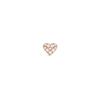 Daniel Wellington Micro Crystal Heart Stud Heart Cubic Mini Earrings