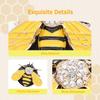 ORIESSE Cute Bee Car Accessories,Bumblebee Car Air Freshener Vent Clips | 2pcs Bling Yellow Bee Alloy Vent Clips Car Decor with Rhinestones,Women Car