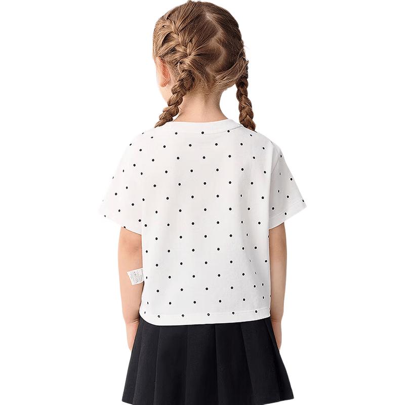 Balabala Baby Girl's Cute Bear Short Sleeve T-Shirt