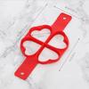 Molde para Panqueques y Huevos Antiadherente Herramienta de Cocina Redondo Corazón Molde para Panqueques Cocedor de Huevos Sartén para Voltear Huevos Accesorios de Cocina para Hornear