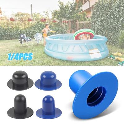1/4Pcs Plastic Strainer Hole Plug Black Blue Replacement Parts Water Stopper Filter Pump Pool Wall Drain Plug
