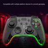 Gaming Controllers With Hall Triggers RGB LED Lights Remote Joystick Gamepad Accessories Bluetooth-compatible Controller