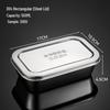 ZISIZ 304 Stainless Steel Food Storage Container
