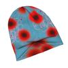 2D Flat Printing Red Spot Pattern Knit Hat with Subtle Fashion Details, Ideal for Adults Seeking Texture And Character In Cold-Season Daily Wear