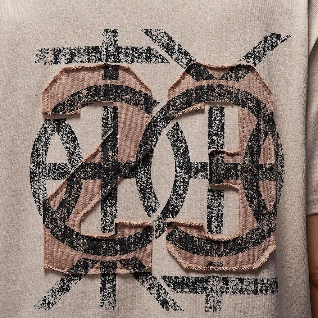 Jordan Sport Dongdan Dri-FIT Quick-Drying Soft Comfortable Short Sleeve Drop Shoulder T-Shirt Women T-Shirts Oatmeal HV1273140