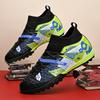 New New Men Football Boots Breathable Sport Training Soccer Shoes Cleats Sport Outdoor TF Futsal Match Turf Grass Drop Ship