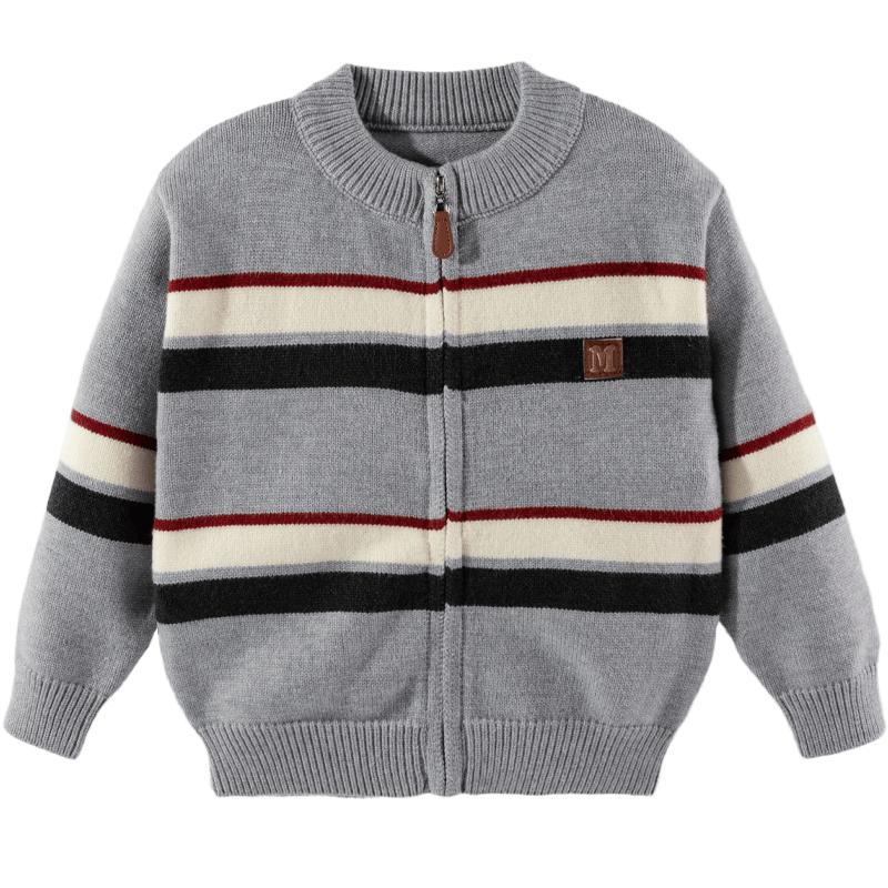 Disney Boys' Striped Knit Cardigan